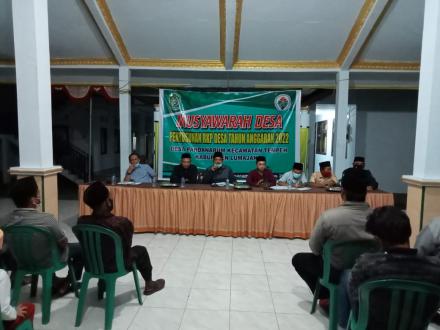 MUSDES RKPDES TAHUN ANGGARAN 2022